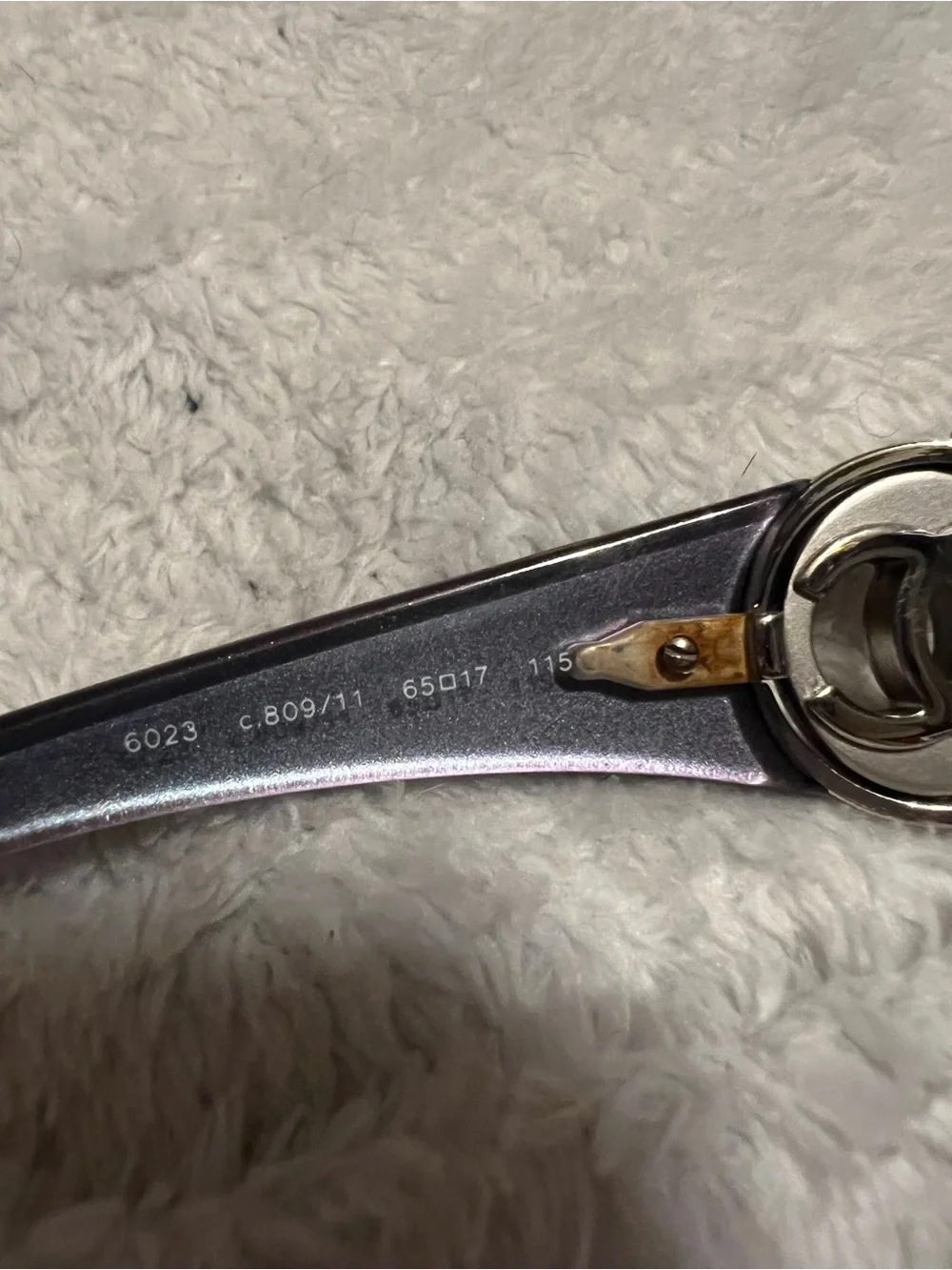 Vintage Y2K rare and discontinued Chanel 6023 809/11 oversized sunglasses